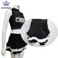 Uniformes de cheerleading sans manches pour enfants personnalisés