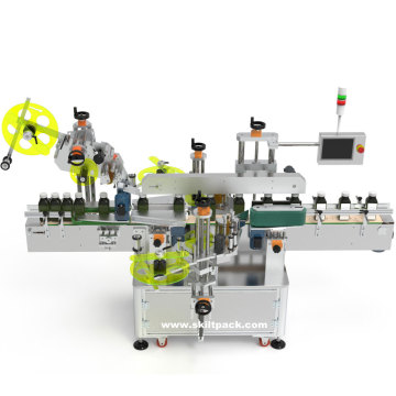 SKILT Auto Bottle Top Front Back Sides Labelling Machine