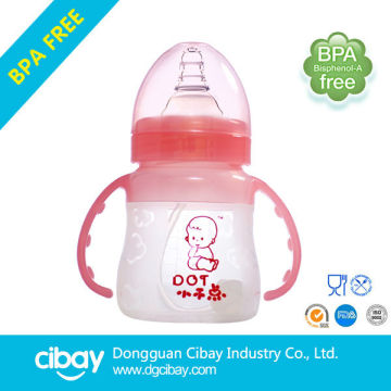 Bpa free wide neck silicone baby bottle