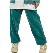 Autumn and winter new splicing washed sports pants