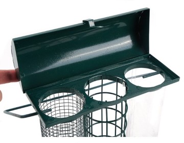 Plastic Bird Feeder Seed Box