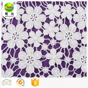 Fashion popular chemical embroidery lace fabric