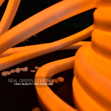 LED Neon Rope Light Flexible Orange Color Orange LED Neon Flex Rope Light