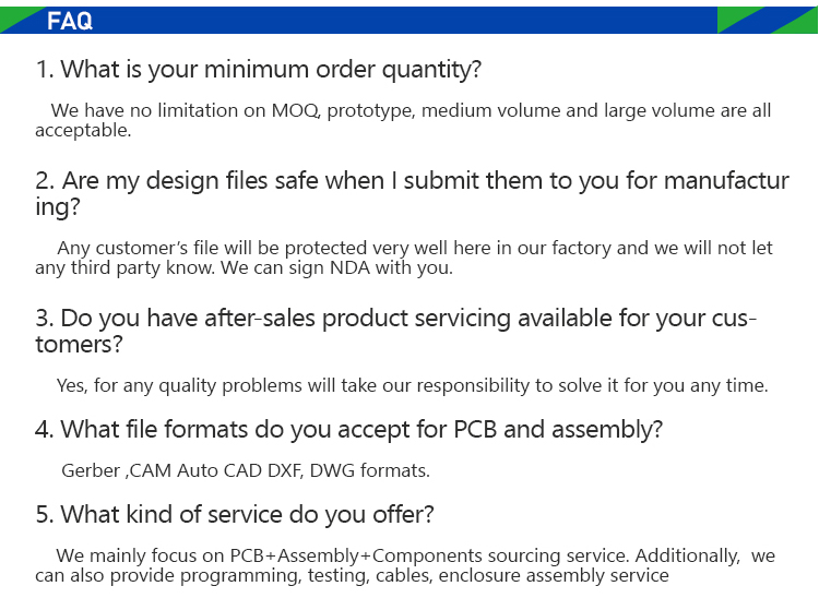 Customized electronic circuit board turnkey service multilayer pcba assembly pcb manufacturer