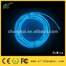 Hot Sale diameters 3.2mm,1m 2m 3m long ICE Blue EL Wire,flexible neon el wire,multi color electroluminescent wire