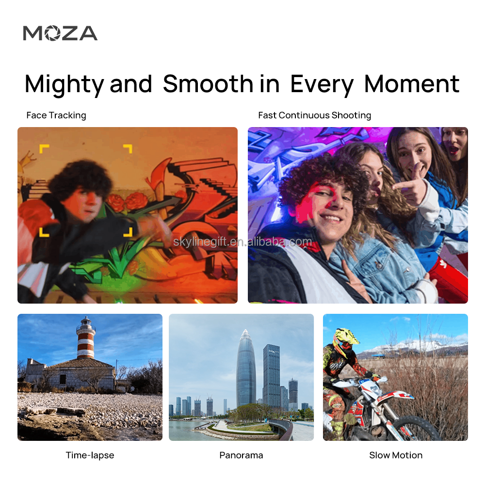 Moza Moin camera pocket Gimbal sports mini handheld high-definition 4K anti-shake vlog portable outdoor stabilizer action camera