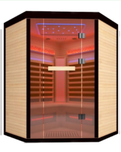 3 Person Corner Sauna Far Infrared Sauna Room