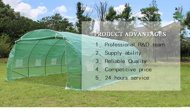 TLSP170 direct sale clips for plants agriculture polytunnel greenhouse-12m2 roll up handle for sale