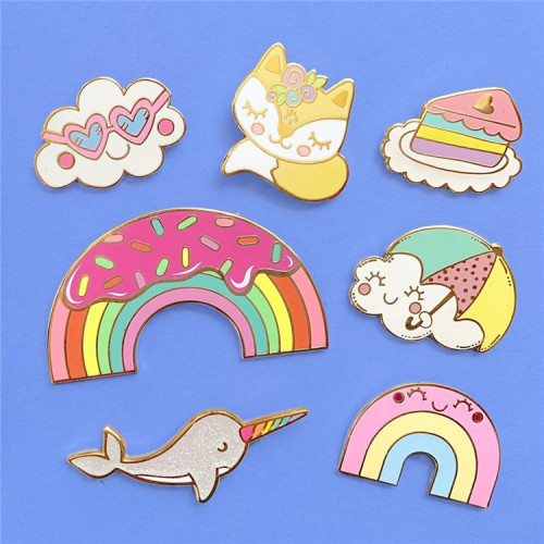 Hot Sale Ice Cream Enamel Metal 3D Badge