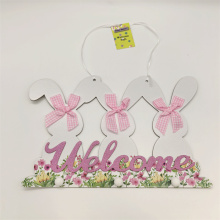 Easter bunny welcome signs