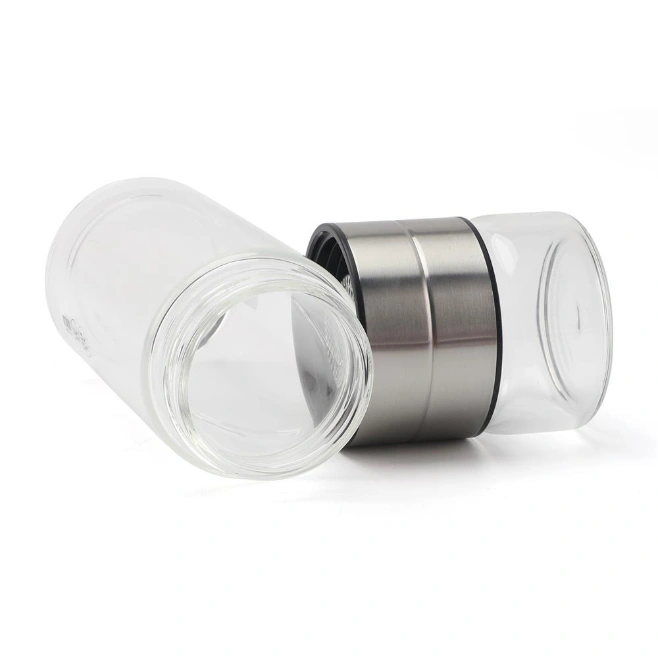 Good Quality Unbreakable Transparent Borosilicate Glass Water Bottle with Lid 240ml 280ml 360ml