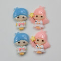 Mini Fairy Girls Boys Resin Cabochon Flatback Beads Slime 100τεμ/τσάντα DIY Craft Decor Charms Χειροποίητο τηλέφωνο Shell Spacer