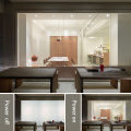 Custom Manual Blind Switchable Privacy Glass For Door