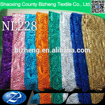 High quality african tulle lace fabric french net lace fabric african net lace