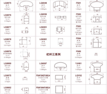 Various designs of aluminum railings