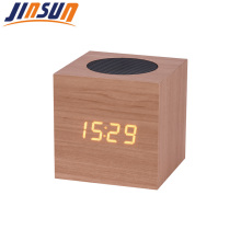 Smart Square Bluetooth Speaker With Led Clock
