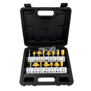 1/4 Inch Round Over Edging Router Bit Set - Corner Trimming and Cleaning Bits