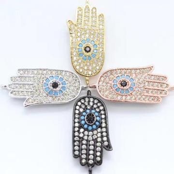 wholesale brass copper  micro pave cz  bracelet jewelry