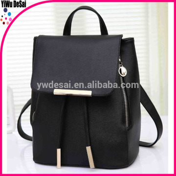 Stylish Washed Backpack Pu Leather