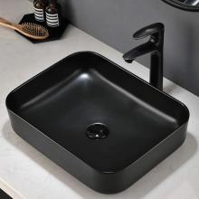 Caca Matte Black Ceramic Basin Vessel Sink