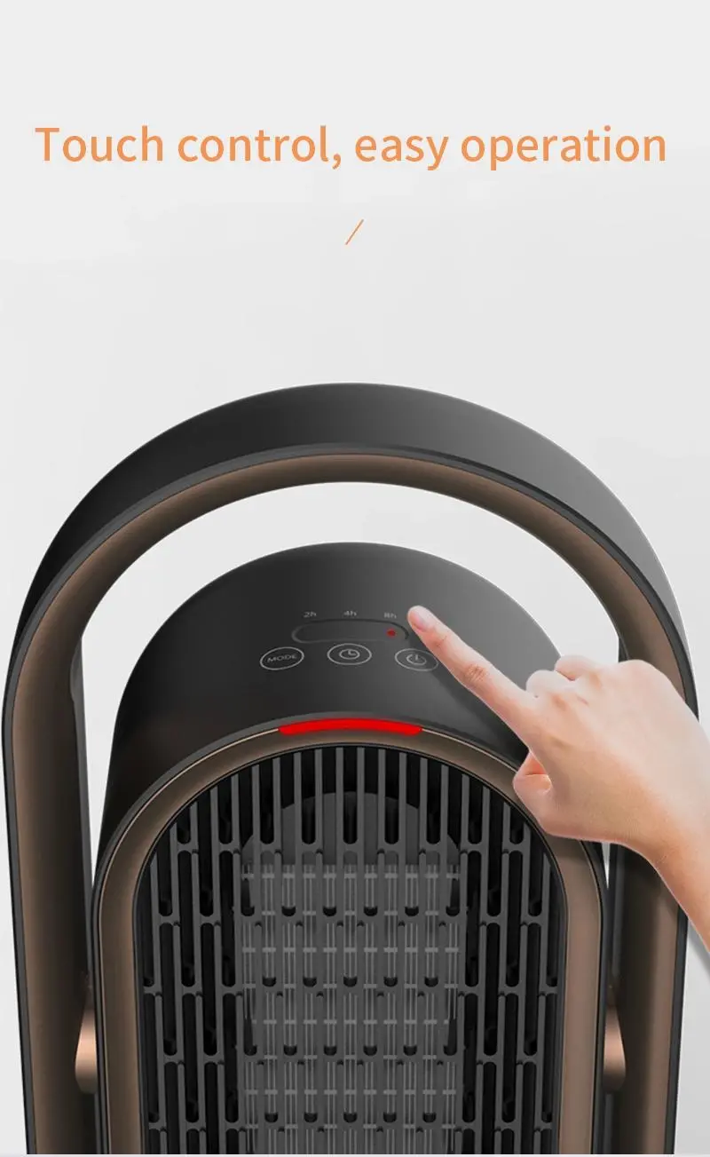 Electric Room Heater Fan with Remote Control