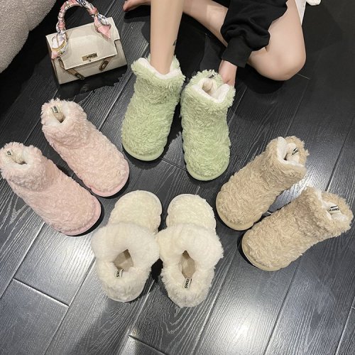 cartoon slipper shark plush boots