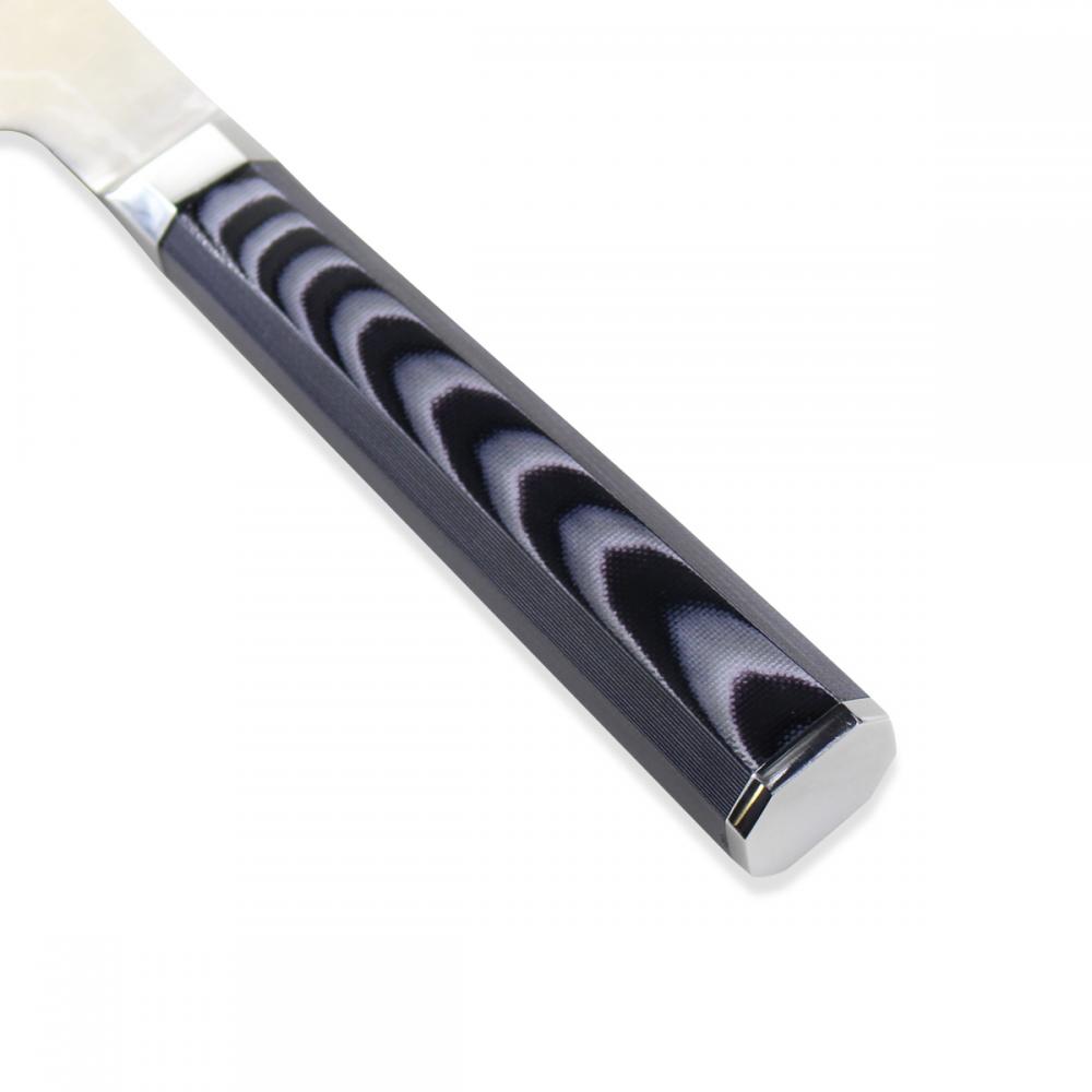 Couteau de chef japonais en acier inoxydable Damas, 9 pouces