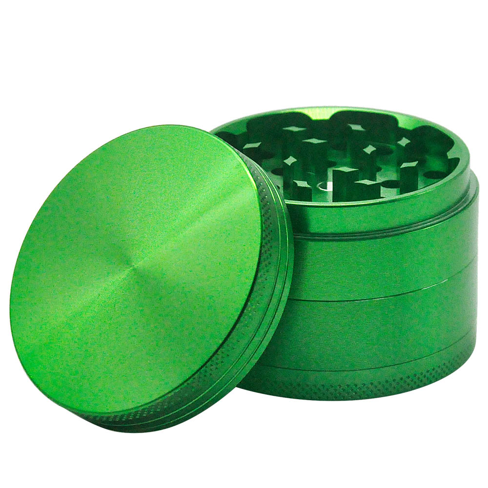 Aluminum alloy 63mm 4 Parts herb grinder weed grinder classic style herb crusher custom logo smoking accessories