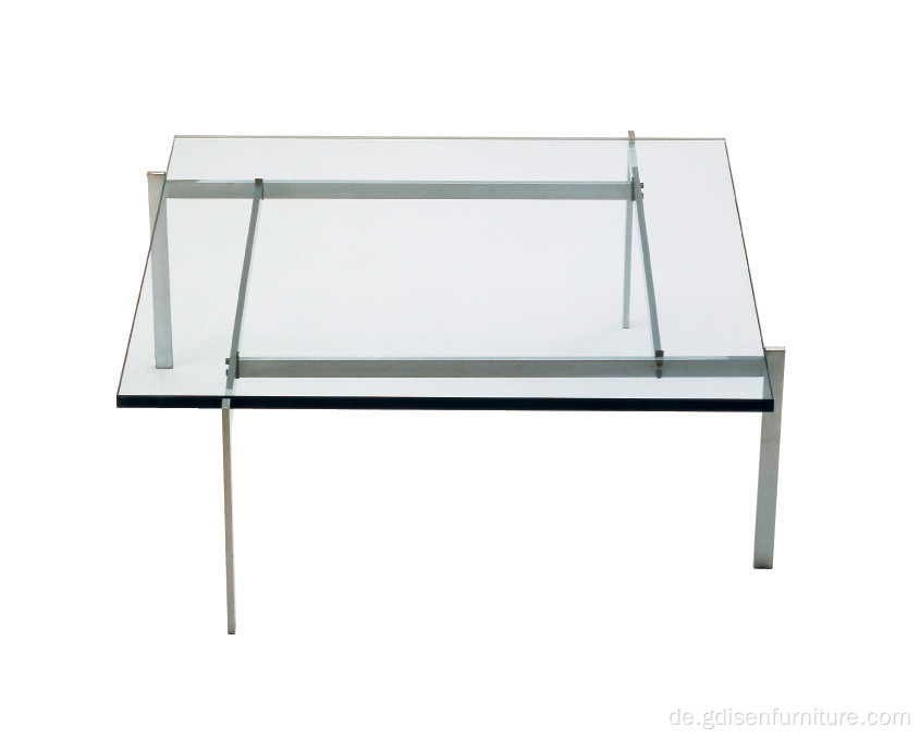 Poul Kjaerholm 61 Couchtisch mit Glas