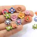 Verschiedene 12MM zufällig Harz Gänseblümchen Sonnenblumen Cabochons Flatback Hochzeit Verzierungen DIY Harz Flat Back Cabochons Handwerk