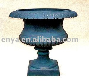 Cast Iron Urn, Metal Flower Pot