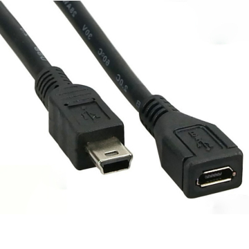 MINI USB to Micro USB Female Adapter Cable