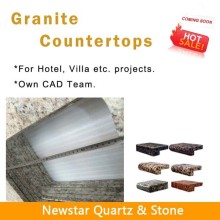 Newstar Glallo Oranmental granite kitchen top
