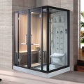 Quarto Sauna com Design Tradicional Combinado com Chuveiro a VaporRoom