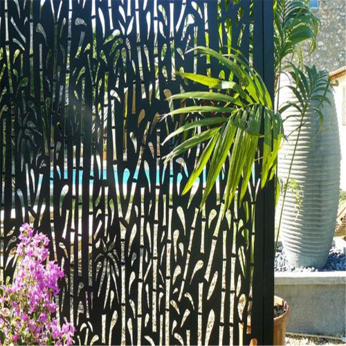 Laser Cut Outdoor Metal Privacy Screen