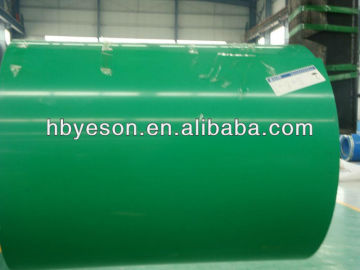 Pre-painted Steel sheets/HDGI Steel Coils/green PPGI sheets gauge 30