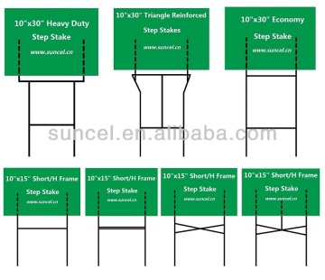 Coroplast Sign Stakes - Metal Sign Stakes & Yard Stake & Step Stake