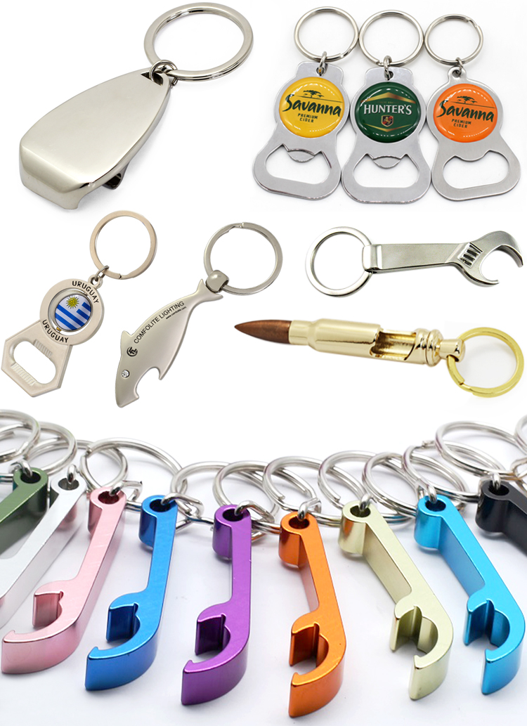 Hot Sale Custom Metal Blank Bottle Opener Keychain