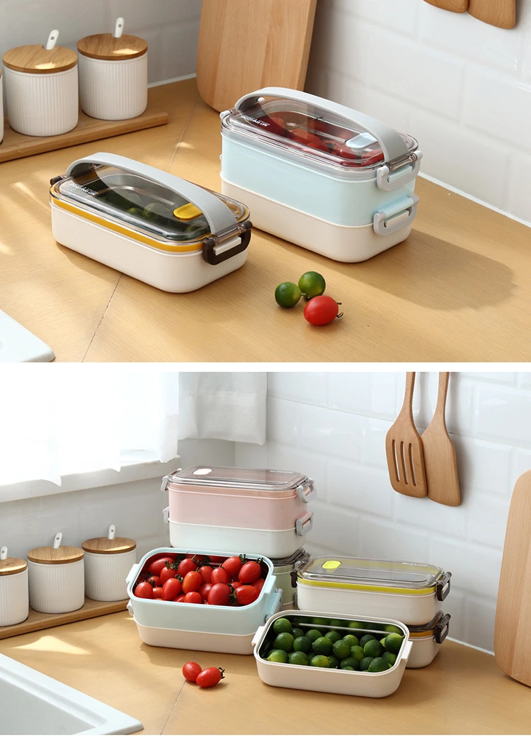 Double Stainless Steel Lunch Box