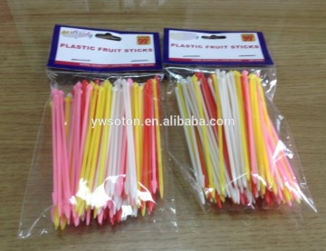 Plastic Fruit Picks Party Bar Weeding Picks Heart Wrords Ice Pick
