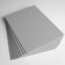 1.0mm 1.5mm 2mm Mixed Pulp Carton Gris Laminated Grey Board Paper Sheet