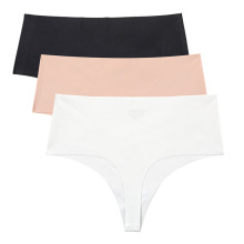 High Cut Briefs Mid-Waist No Show Seamless Panties