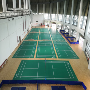 Tapis de terrain de badminton en PVC économique