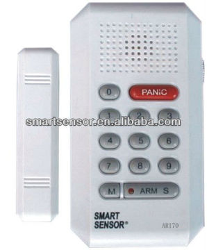 Programmed codes magnetic sensor door alarm chime