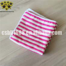 China Supplier Good Quality Stripe Piped Microfiber Colored Kitchen Towel