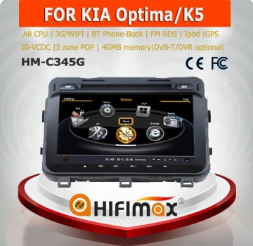 Hifimax car dvd gps for KIA Optima 2012 - 2014/touch screen car dvd gps for kia k5 optima