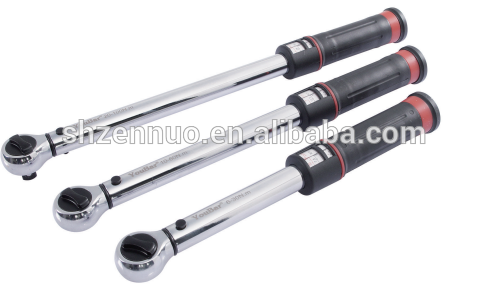 industrial grade ratchet head click stop adjustable torque wrench