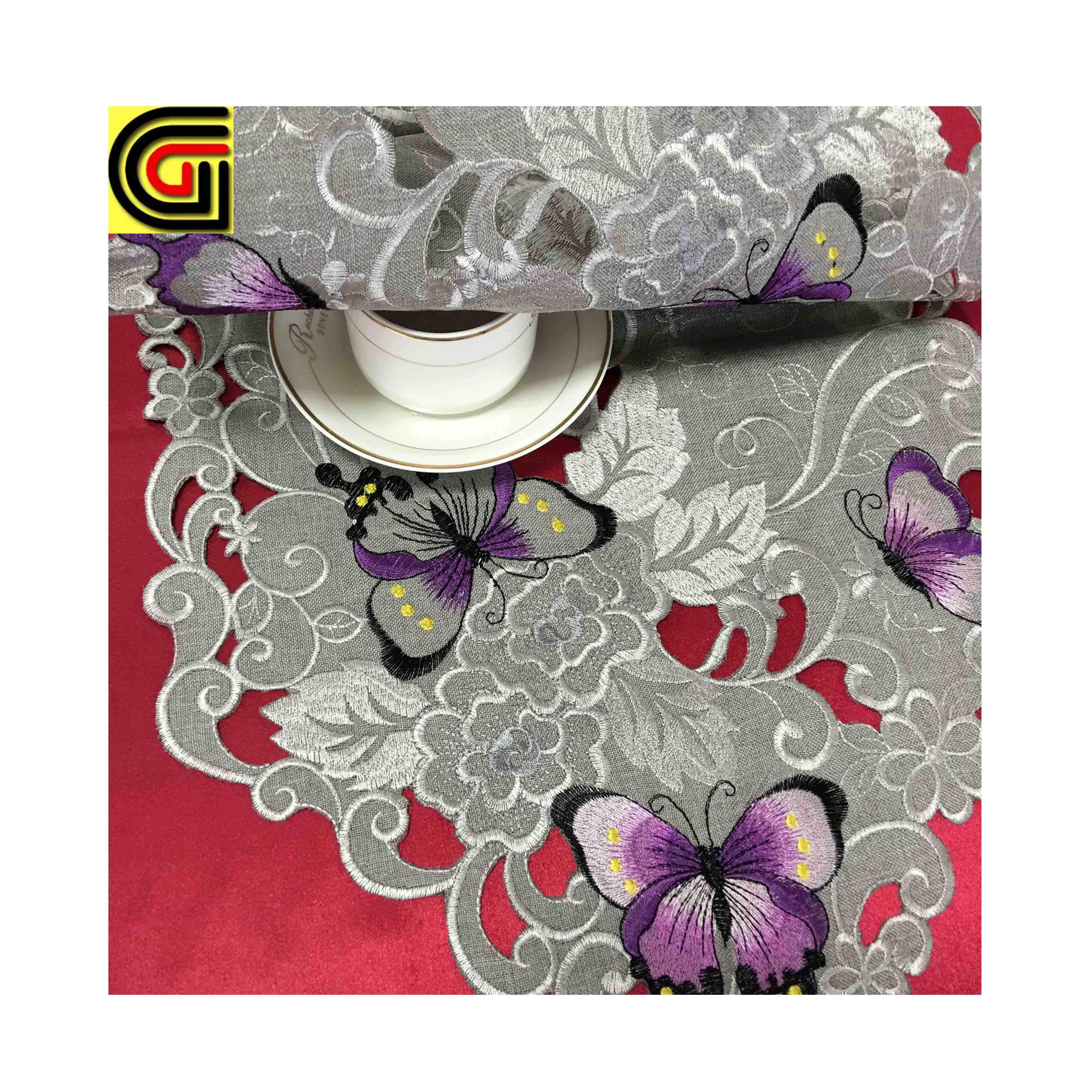 mexican embroidery elegant floral table runner