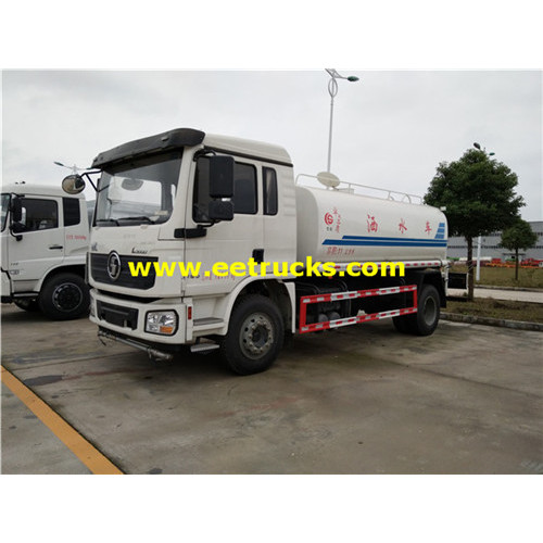 180HP 11m3 SHACMAN Water Tanker Trucks