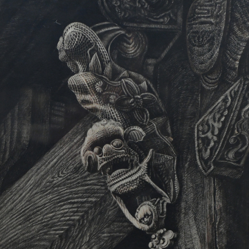 The relationship between architecture and pen painting